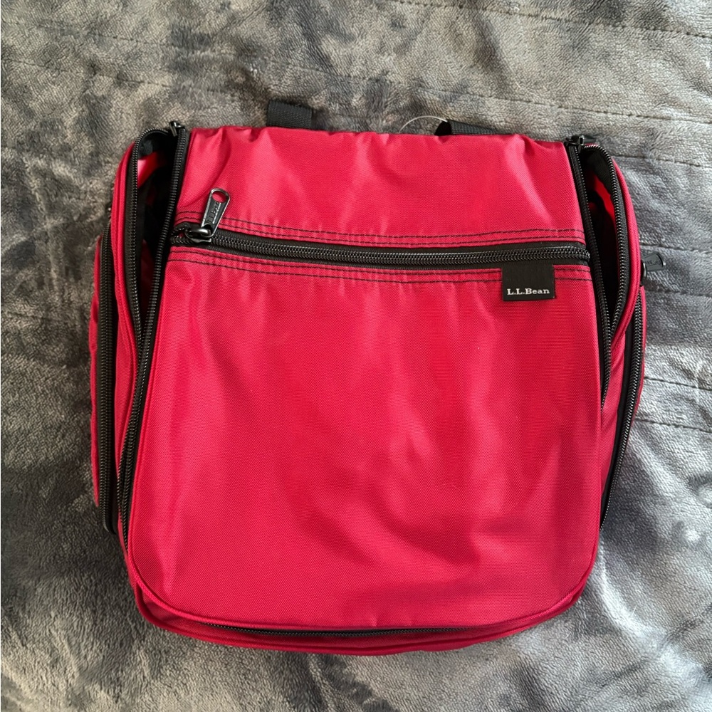 Lands' End Red Toiletry Travel Bag